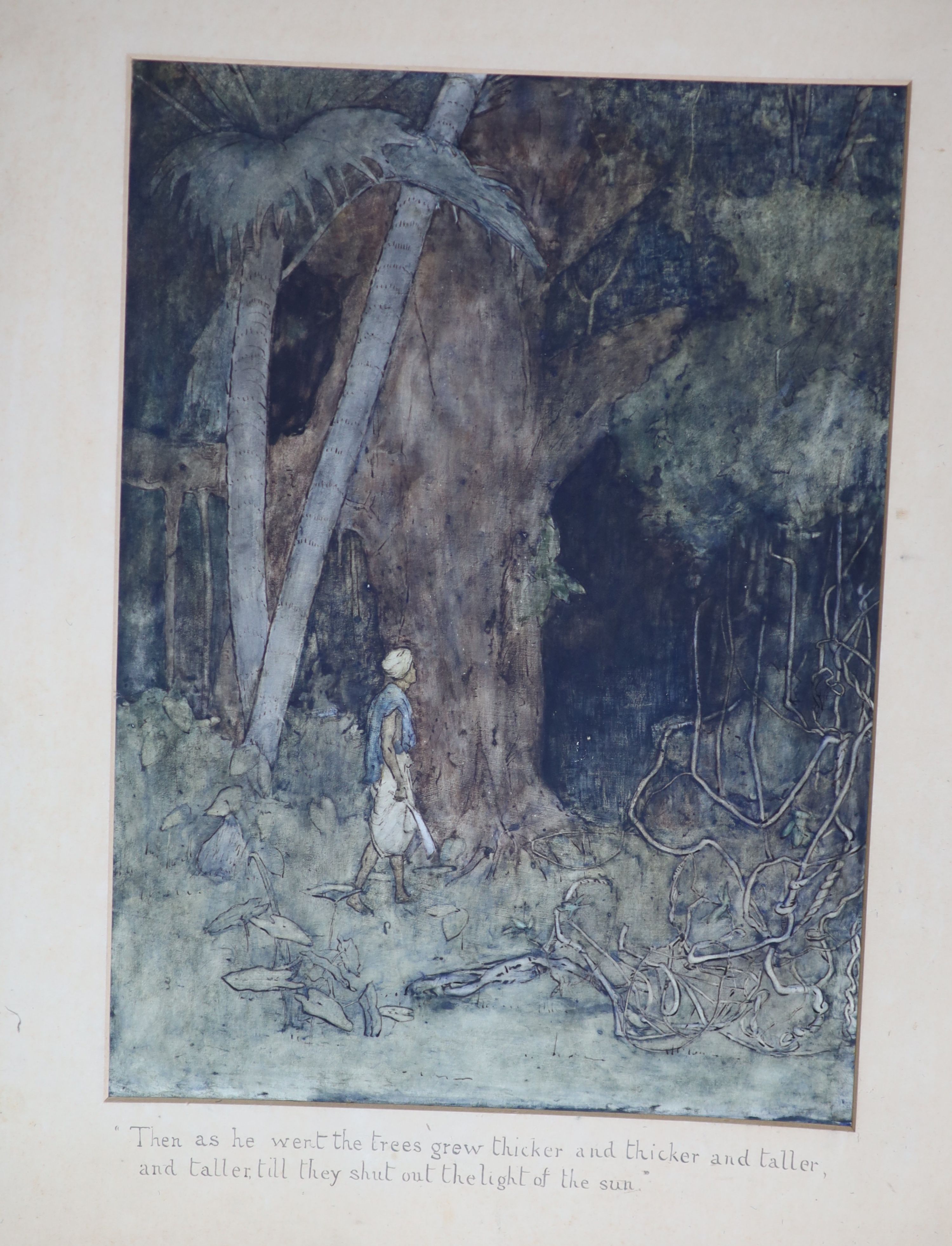 Gertrude Hadenfeldt (1907-1938), Folio of illustrations, Watercolour, Largest 51 x 44 cm